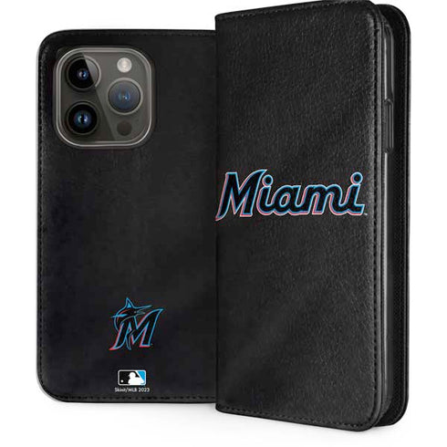 MLB Miami Marlins Jersey Alternate iPhone 15 Pro Folio Case